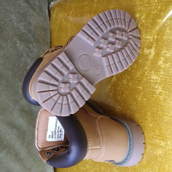 US POLO ASSN FAUX LEATHER CONSTRUCTION BOOTS - Picture 4 of 5